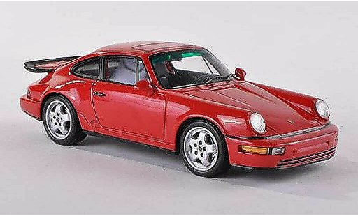 Porsche 911 RS 1/43 Spark 964 America Coupe rouge 1 miniature