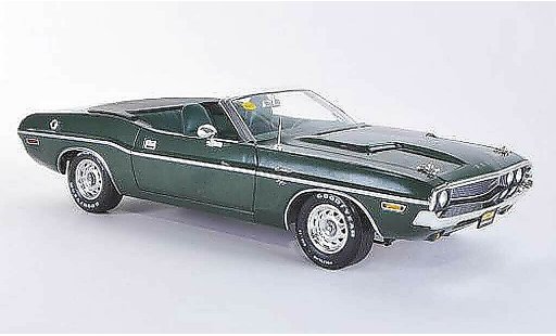 Dodge Challenger 1970 1/18 Greenlight Hemi Cabriolet R/T verte miniature