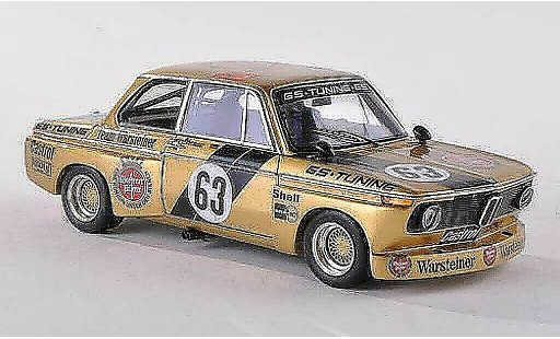Bmw 2002 tii 1/43 Spark No.63 Warsteiner DRM Norisring 1975 J.Obermoser miniature
