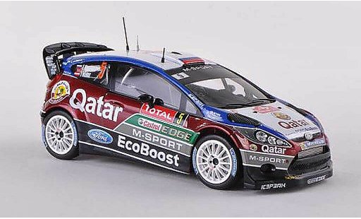 Ford Fiesta WRC 1/43 Spark No.5 Qatar Rally Monte Carlo 2013 E.Novikov/I.Minor miniature