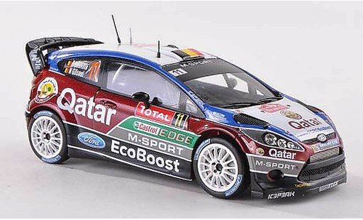 Ford Fiesta WRC 1/43 Spark No.11 M-Sport/Qatar Rally Monte Carlo 2013 T.Neuville/N.Gilsoul miniature