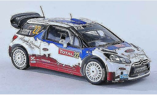 DS Automobiles DS3 WRC 2013 1/43 Spark No.22 royal Bernard Rally Monte Carlo B.Bouffier/X.Panseri miniature