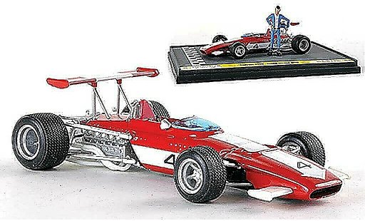 Ferrari 312 B 1/43 Brumm No.4 Lupin on the grid 1970 miniature