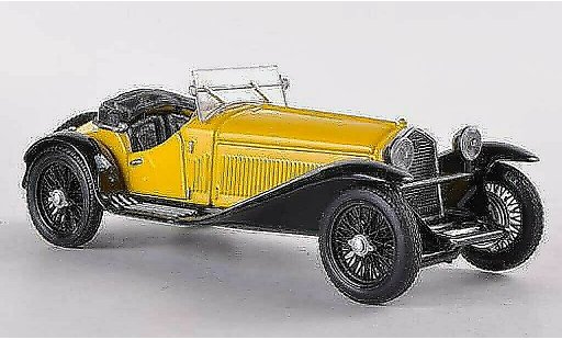 Alfa Romeo 1750 berlina 1/43 Brumm jaune Lupin shooting miniature