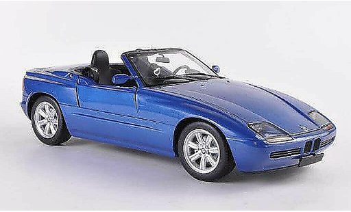 Bmw Z1 roadster 1/18 Minichamps bleue 1988 miniature