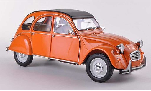 Citroen 2CV Berline 1/18 Minichamps orange 1976 miniature