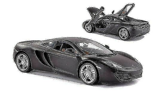 McLaren F1 Base 1/18 Minichamps MP4-12C matnoire miniature