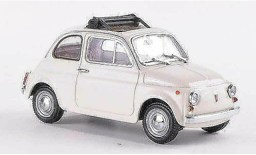 Fiat 500 F 1/43 Minichamps blanche 1965 miniature