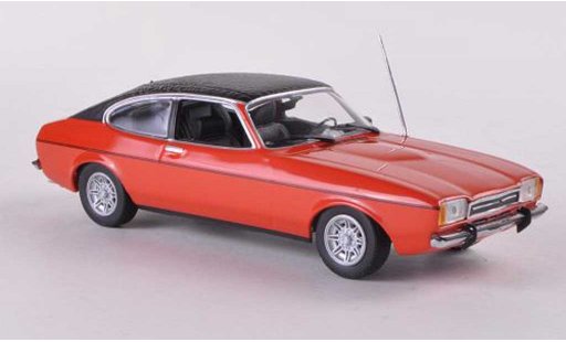 Ford Capri MK2 1/43 Minichamps MkII rouge/matnoire 1974 miniature