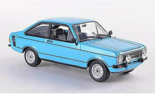 Ford Escort Sport 1/43 Minichamps 1600 bleue 1975 miniature
