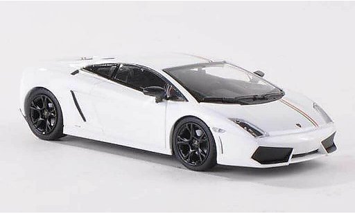 Lamborghini Gallardo LP550-2 1/43 Minichamps blanche/tricolore 2011 miniature