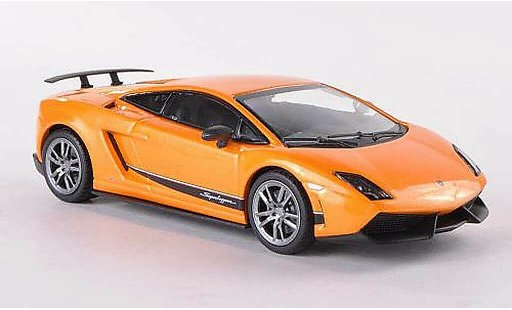 Lamborghini Gallardo LP570-4 1/43 Minichamps Superleggera orange 2011 miniature