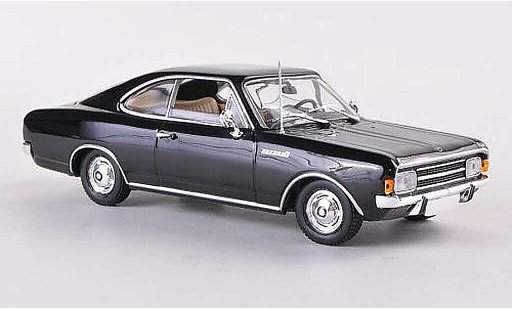 Opel Rekord C 1/43 Minichamps Coupe noire 1966 miniature