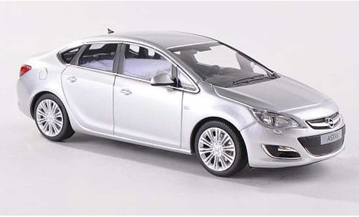 Opel Astra Limousine 1/43 Minichamps J Berline grise 4-Turer 2012 miniature