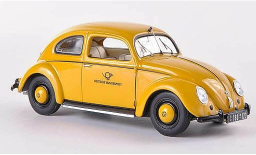 Volkswagen Kafer Base 1/43 Minichamps 1200 Export Deutsche Bundespost 1951 miniature