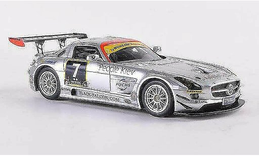 Mercedes SLS GT3 1/43 Minichamps AMG No.7 Team noire Falcon 24h Dubai 2011 Jager/Seyffarth/Heyer/Breslin miniature