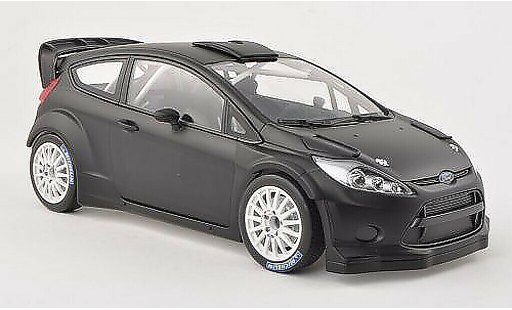 Ford Fiesta WRC 1/18 Minichamps noire Plain Body Version 2011 miniature