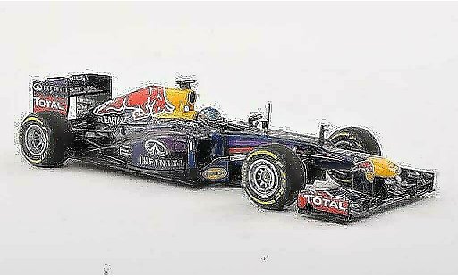 Red Bull F1 2013 1/43 Minichamps Racing No.1 Infinity S.Vettel Showcar miniature
