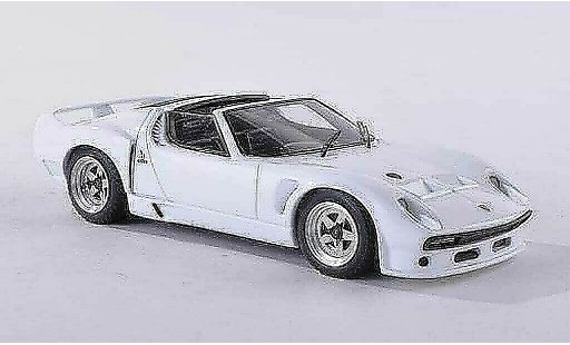 Lamborghini Miura SVJ 1/43 Look Smart Spyder blanche 1966 miniature