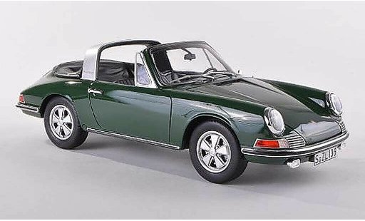 Porsche 911 1967 1/43 GT Spirit S Targa noire-vert miniature