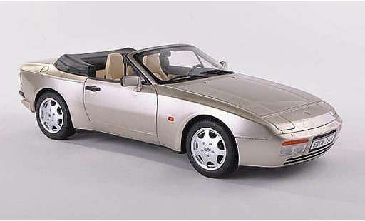 Porsche 944 1989 1/43 GT Spirit S2 cabriolet dore miniature