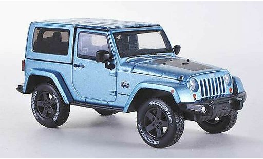Jeep Wrangler Base 1/43 Greenlight Arctic Special Hardtopbleu 2012 miniature