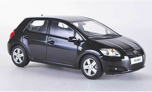 Toyota Auris Base 1/43 Minichamps noire 5-Turer 2007 miniature