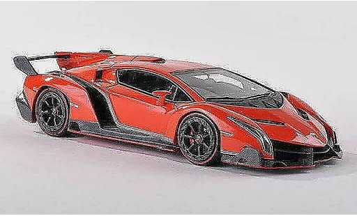 Lamborghini Veneno Coupe 1/18 Look Smart noire-l Autosalon Geneve 2013 miniature