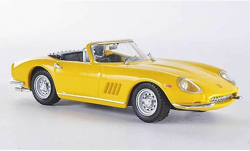 Ferrari 275 GTB/4 1/43 Best Spyder jaune miniature