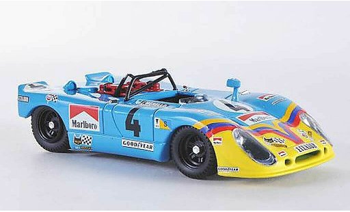 Porsche Flunder Base 1/43 Best Le Mans No.4 1973 Ortega/Merello miniature
