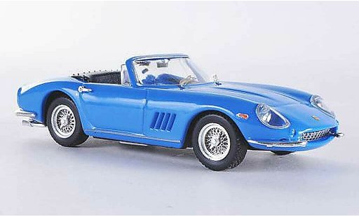 Ferrari 275 GTB/4 1/43 Best Spider bleu Steve Mc Queen miniature