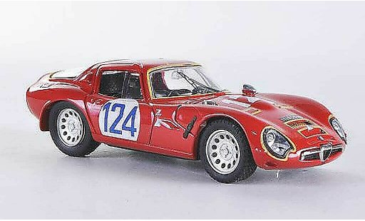 Alfa Romeo Giulia TZ2 1/43 Best Targa Florio No.124 1967 Sangri-la/Federico miniature