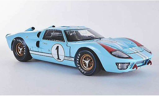 Ford GT40 Mk II 1/18 Shelby Collectibles GT 40 No.1 K.Miles/D.Hulme Team shelby America 1966 miniature