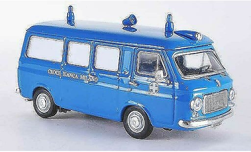 Fiat 238 Ambulanza 1/43 Rio Ambulance blanchees Kreuz Milano miniature