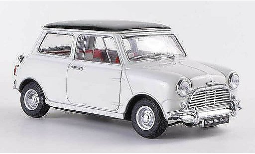 Austin Mini cooper s 1/18 Kyosho MkI 1275S blanche/noire RHD miniature