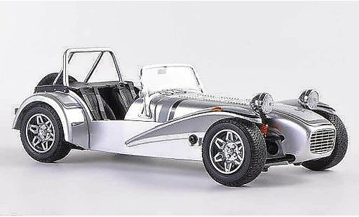 Caterham Super Seven roadster 1/18 Kyosho grise/grise/noire RHD miniature