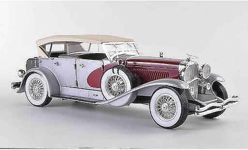 Duesenberg 1934 Berline 1/18 Signature grise grise/rouge miniature