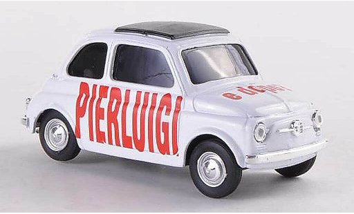 Fiat 500 B 1/43 Brumm PIERLUIGI e dopo blanche miniature