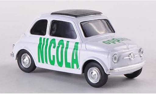 Fiat 500 B 1/43 Brumm NICOLA oppure blanche miniature