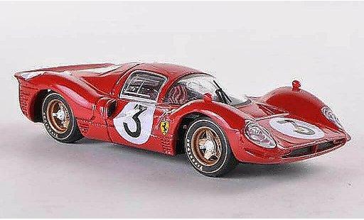 Ferrari 330 P4 1/43 Brumm Nr.3 Bandini-Amon 1000Km Monza 1967 miniature