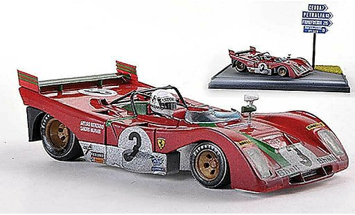 Ferrari 321 course 1/43 Brumm PB No.3 Targa Florio 1972 A.Merzario / S.Munari miniature