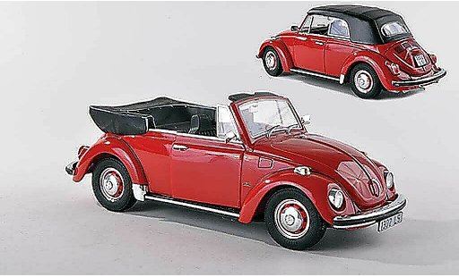 Volkswagen Coccinelle Cabriolet 1/18 Revell 1302 LS rouge miniature