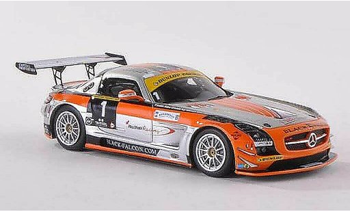 Mercedes SLS GT3 1/43 Spark No.1 Abu Dhabi Racing 24h Dubai 2013 Al Qubaisi/Schneider/Bleekemolen/Edwards miniature