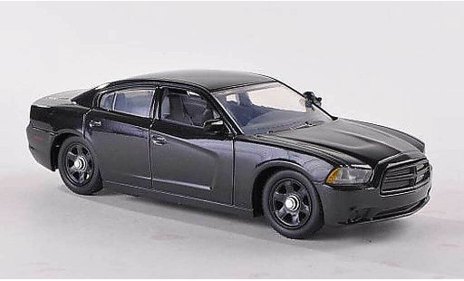 Dodge Charger Police 1/43 First Response noire undekoriertes Policefahrzeug 2012 miniature