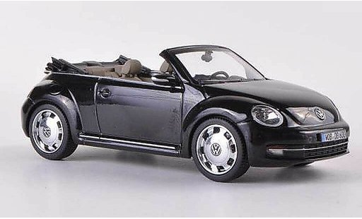 Volkswagen Beetle Cabriolet 1/43 Schuco noire 2012 miniature