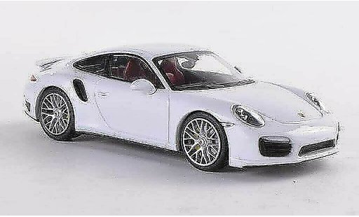 Porsche 911 Turbo S 1/43 Minichamps blanche 2012 miniature