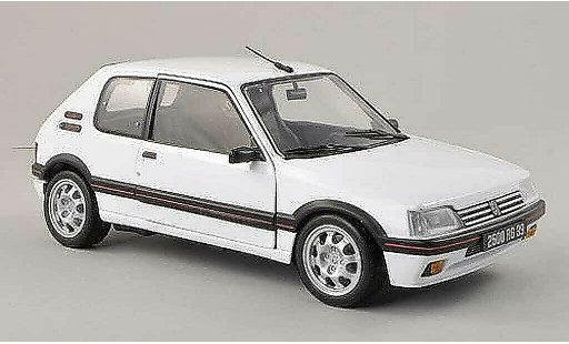 Peugeot 205 GTI 1/18 Norev blanche 1991 miniature