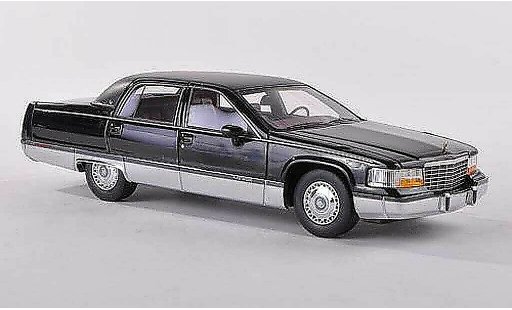 Cadillac Fleetwood Brougham 1/43 American Excellence noire/lumineuses-noire limitee edition 300 piece 1994 miniature