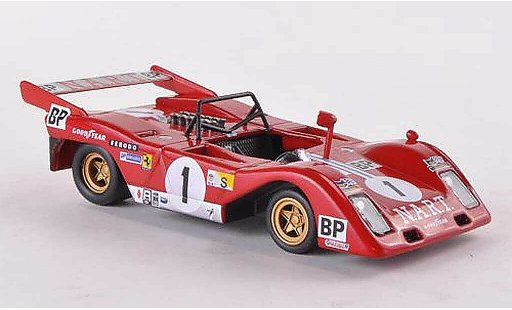Ferrari 312 P 1/43 Ferrari Racing Collection No.1 Scuderia N.A.R.T. J.C.Andruet/T.Zeccon 24h Le Mans 1974 miniature