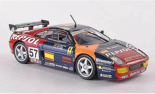 Ferrari 348 GT Competizione 1/43 Ferrari Racing Collection No.57 T.Saldana/A.Villarino/A.de Orleans-Borbon 24h Le Mans 1994 miniature